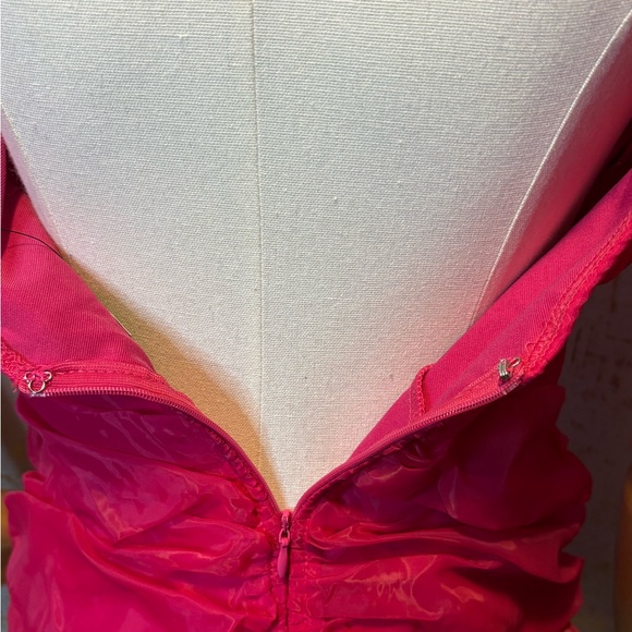 Fashion Nova Fuchsia Ruffle Mini Dress - Picture 5 of 7